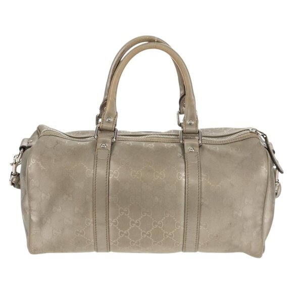 GUCCI GG Implementation Boston Bag PVC 2way Silver - Picture 3 of 16